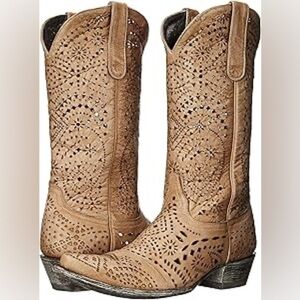 OLD Gringo Women's BONE Strecher Western Boots Size 5.5 LNC